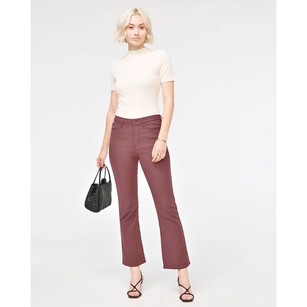 DU/ER NWT Nustretch Kick Flare 5X the Stretch Work Pants in Mars Mauve Size 29